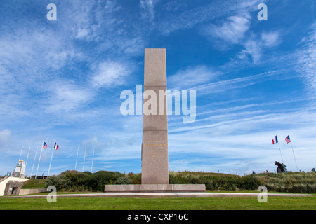 American war memorial at Utah Beach, Normandy, France Stock Photo