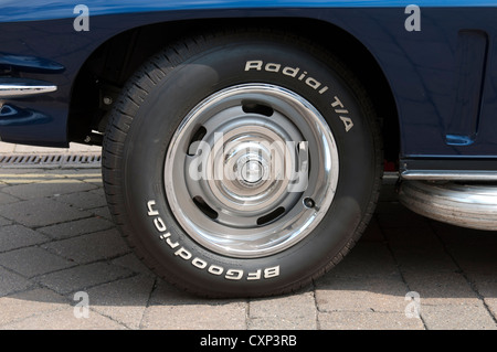 1966 Corvette Sting Ray wheel Stock Photo