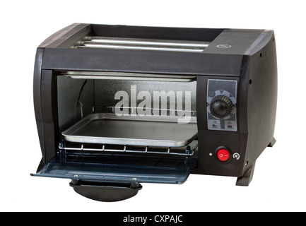 Empty oven you can putting chicken turkey duck or others ideas into it isolated on white Stock Photo