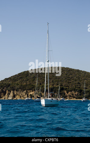 Cala Violina, one of the most beautiful bay in Tuscany Stock Photo