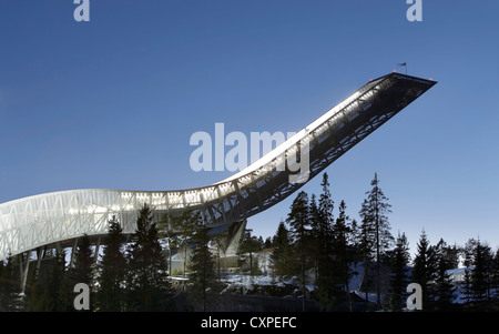 Holmenkollen Ski Jump, Holmenkollen, Norway. Architect: JDS Architects, 2011. Stock Photo