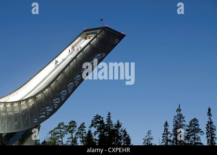 Holmenkollen Ski Jump, Holmenkollen, Norway. Architect: JDS Architects, 2011. Stock Photo