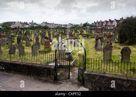 The cemetery in Aberavon, South Wales, UK Stock Photo