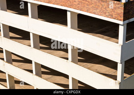Empty multi storey car park, Nottingham, England, UK Stock Photo