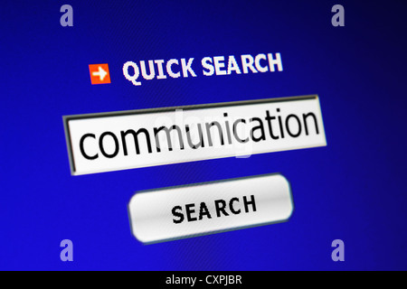Web search concept Stock Photo