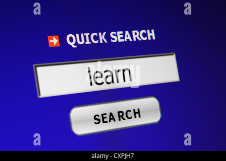 Web search concept Stock Photo