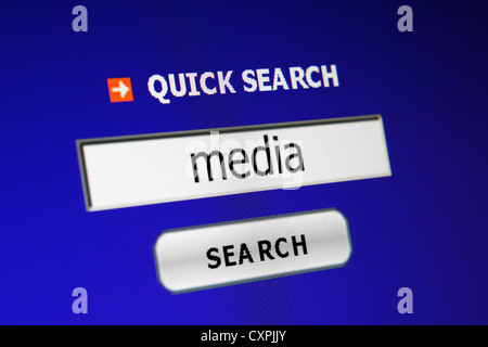 Web search concept Stock Photo