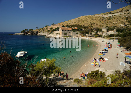 Croatia, Dalmatia, Hvar island, Dubovica beach Stock Photo