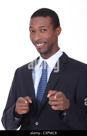 Portrait of a man in a suit Stock Photo