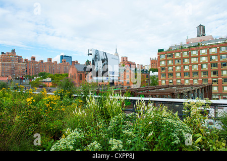 The High Line Park in New York Stock Photo