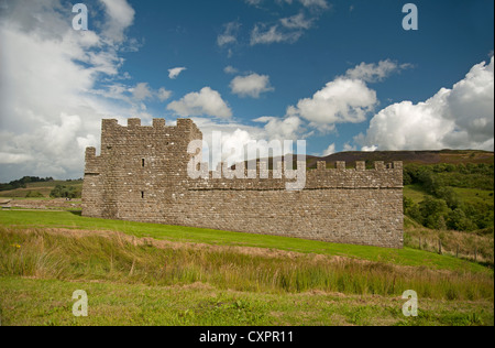 The reconstructed Roman Fort of Vindolanda near Bardon Mill is World Heritage Site, Northumberland.   SCO 8629 Stock Photo