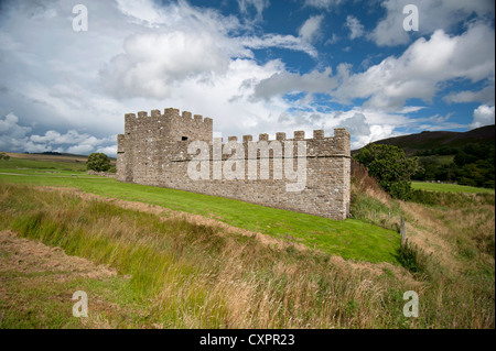 The reconstructed Roman Fort of Vindolanda near Bardon Mill is World Heritage Site, Northumberland.   SCO 8630 Stock Photo