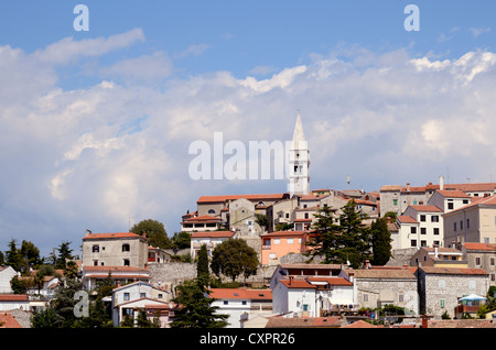 Marina and historical center of Vrsar, Istria, Croatia Stock Photo