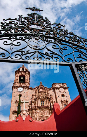 Guanajuato's Templo de San Cayetano de la Valenciana Stock Photo