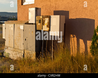 Old electrical equipment Stock Photo