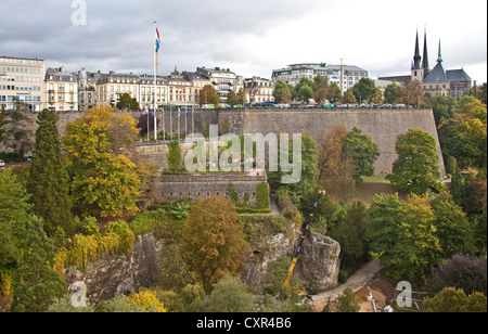 Luxembourg Vallee De La Petrusse Stock Photo: 3753882 - Alamy