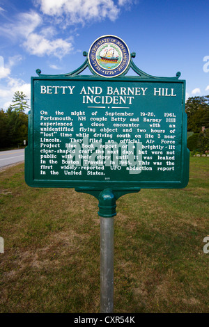 betty and barney hill plaque