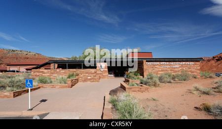 The visitor center in Capitol Reef National Park, Torrey, Utah, USA Stock Photo