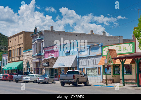Grand Avenue in Paonia, West Elk Loop Scenic Byway, Colorado, USA Stock Photo