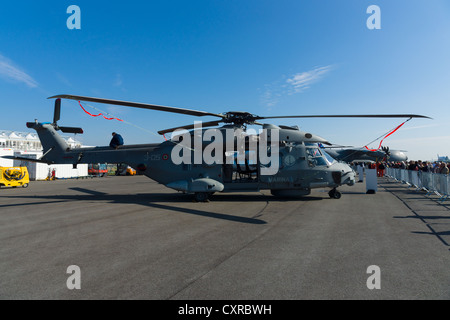 Military helicopter NHIndustries NH90 NFH (Italian Navy) Stock Photo