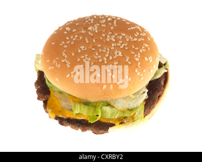 Quarter Pounder Delux Beefburger Stock Photo