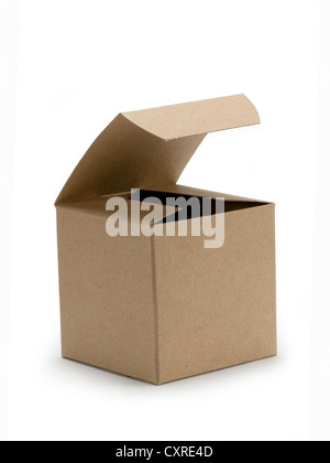 Card board box on white Stock Photo