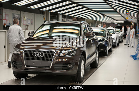 Germany New Audi Cars On Freight Trains In Ingolstadt