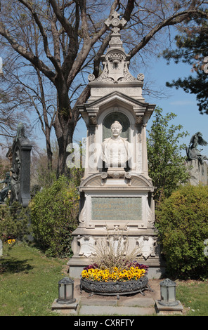 The grave of the Austrian military officer Heinrich von Hess in the Zentralfriedhof cemetery, Simmering,  Vienna, Austria. Stock Photo