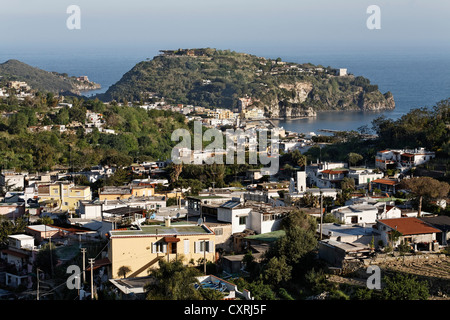 View of Lacco Ameno, Ischia Island, Gulf of Naples, Campania, Southern Italy, Italy, Europe Stock Photo