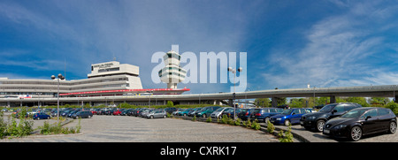 Panoramic view of Airport -Tegel 'Otto Lilienthal', 38 years, before its final closure in June 2012, Stock Photo