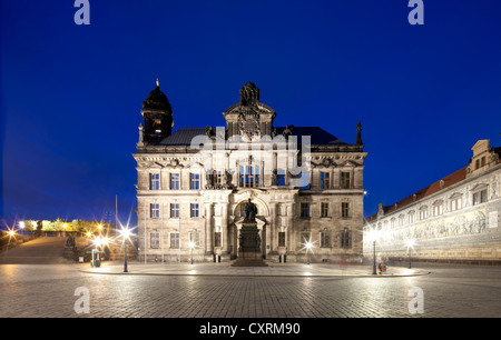 State Conservation Office, Higher Regional Court of Saxony, former Staendeshaus building of Saxony, Dresden, Saxony Stock Photo