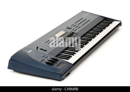 1998 vintage Yamaha EX5 professional 76-key synthesizer workstation Stock Photo