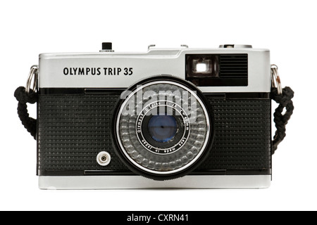 Vintage 1970's Olympus Trip 35 compact 'point and shoot' camera (1967-1984) Stock Photo