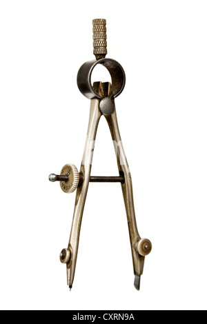 Vintage Thornton compass / technical drawing aid Stock Photo