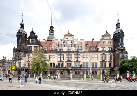 Royal Palace, Dresden, Saxony, Germany, Europe, PublicGround Stock Photo