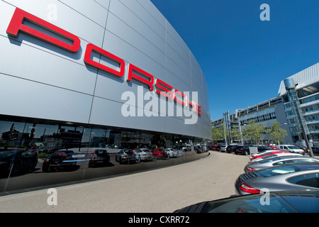 Porsche Centre, Zuffenhausen, Stuttgart, Baden-Wuerttemberg, Germany, Europe Stock Photo