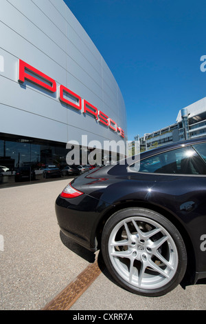 Porsche Centre, Zuffenhausen, Stuttgart, Baden-Wuerttemberg, Germany, Europe Stock Photo