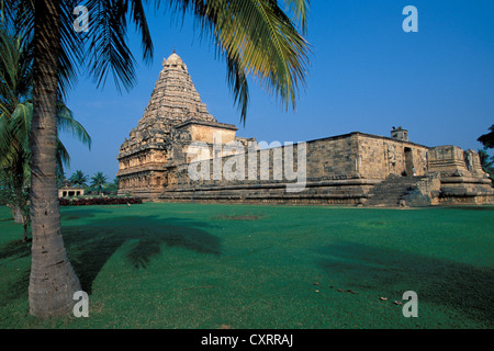 Brihadisvara Temple, UNESCO World Heritage Site, Gangaikonda Cholapuram or Gangaikondacholapuram, Tamil Nadu, South India, India Stock Photo