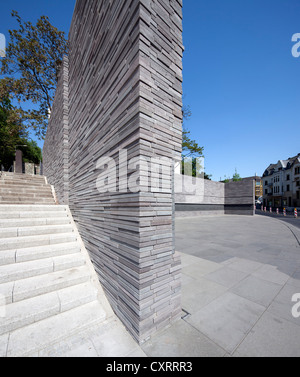 Memorial to the Murdered Jews of Wiesbaden, Old Synagogue, Wiesbaden, Hesse, Germany, Europe, PublicGround Stock Photo