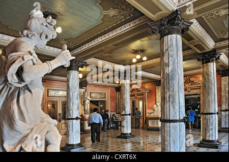 Foyer, National Theatre, San Jose, Costa Rica, Central America Stock Photo