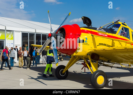 Polish agricultural aircraft PZL-106 Kruk Stock Photo