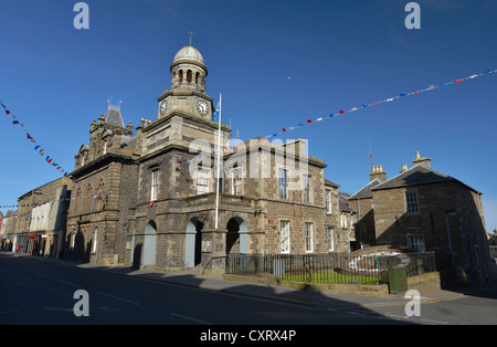 Town House and Sheriff Court, Bridge Street, Wick, Sutherland, Scotland, United Kingdom, Europe Stock Photo