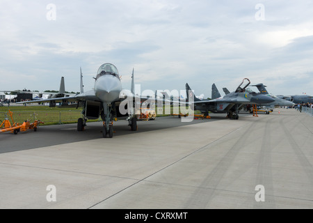 Multi-purpose fighter of the Polish Air Force Mikoyan MiG-29 Stock Photo