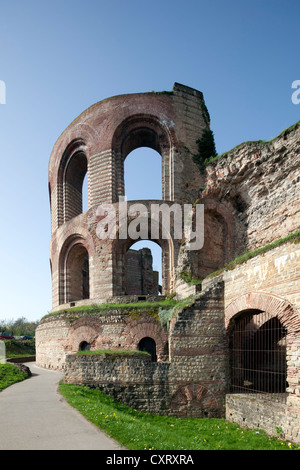 Roman Imperial Baths, UNESCO World Heritage Site, Trier, Rhineland-Palatinate, Germany, Europe, PublicGround Stock Photo