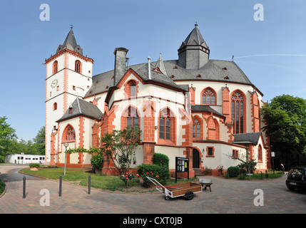 Catholic Parish church of St. Martin, Bingen, Upper Middle Rhine Valley, a Unesco World Heritage Site, Rhineland-Palatinate Stock Photo