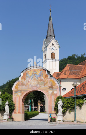 Pilgrimage church of Maria Lankowitz, Western Styria, Styria, Austria, Europe Stock Photo