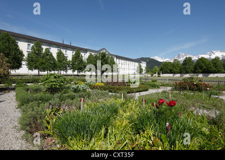 Herb garden, Admont Abbey, a Benedictine monastery, Upper Styria, Styria, Austria, Europe Stock Photo