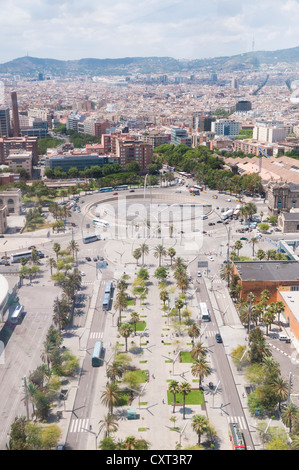 View of the Placa de la Carbonera square, Barcelona, Catalonia, Spain, Europe Stock Photo