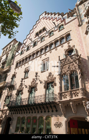 Casa Amatller building, Barcelona, Catalonia, Spain, Europe Stock Photo