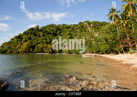 Sandy beach near El Nido, Palawan, Philippines, Asia Stock Photo